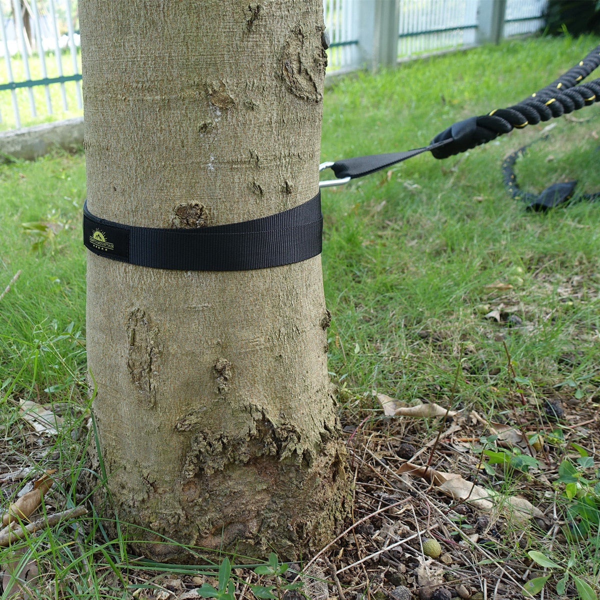 Battle Rope Anchor Strap Tool-Free Wrap & Weather-Resistant