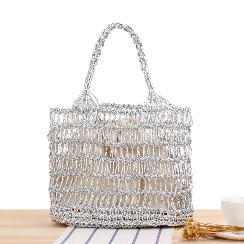 Beach Bag Macrame Open Net Quick Drying