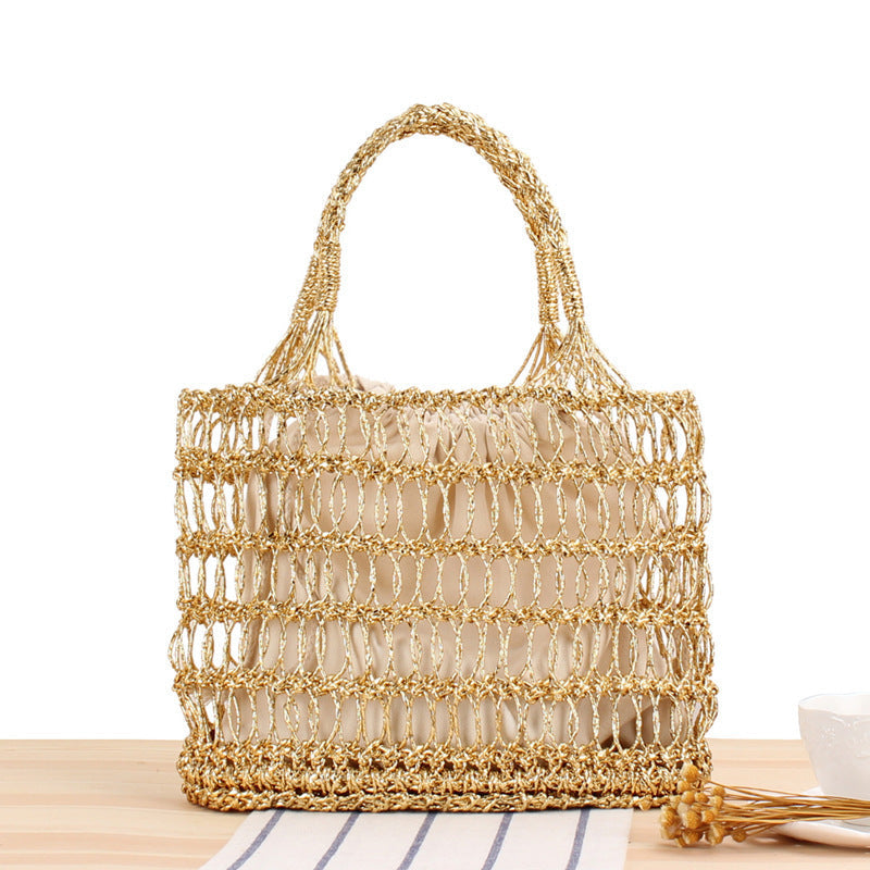 Beach Bag Macrame Open Net Quick Drying