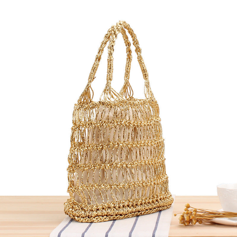 Beach Bag Macrame Open Net Quick Drying