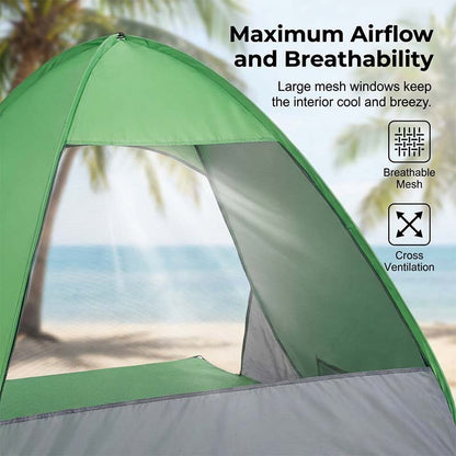 Beach Tent Pop-Up 98% UV Protection