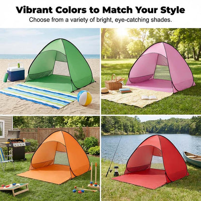 Beach Tent Pop-Up 98% UV Protection