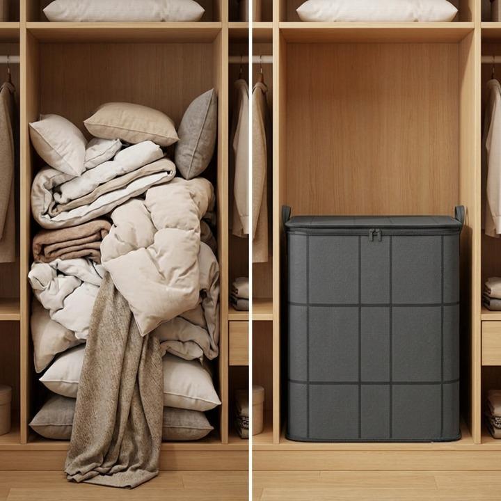 Bedding Storage Bag Tear-Resistant Nonwoven Double Zipper