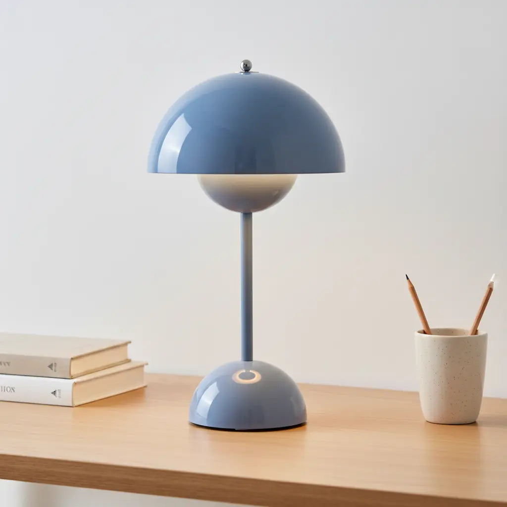 Bedside Table Lamp Dimmable Single-Button Included LED