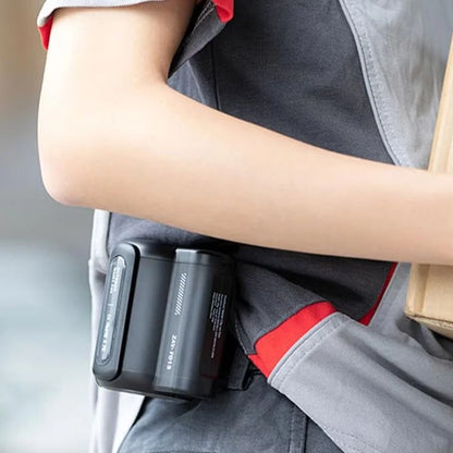 Belt Clip Fan Hands-Free Quiet 8-Hour Battery