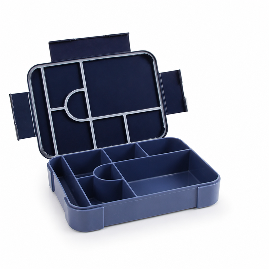 Bento Lunch Box Leak-Proof 7 Compartments Microwave Safe