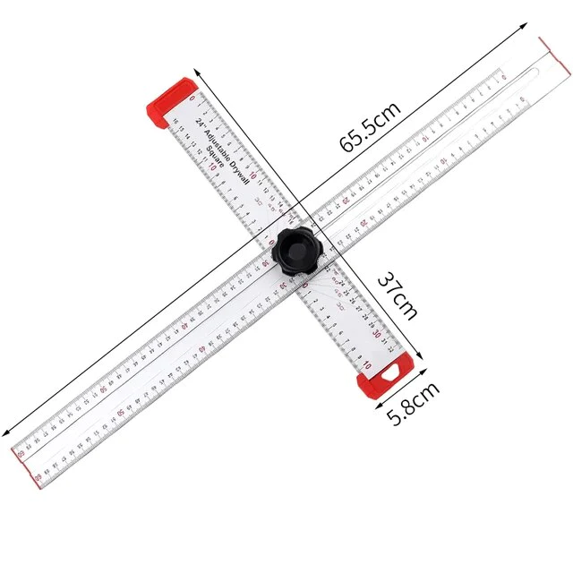 Bevel Gauge High-Precision Metal 0 to 180 Degrees