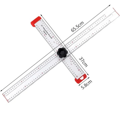Bevel Gauge High-Precision Metal 0 to 180 Degrees
