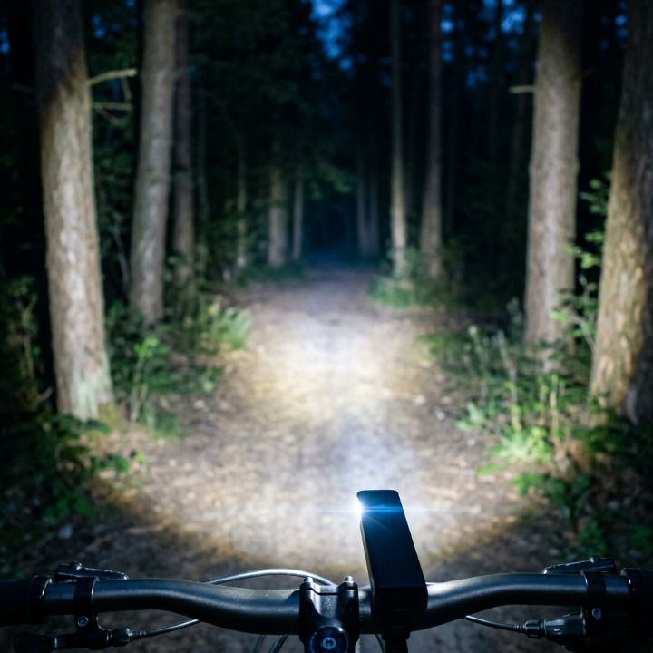Bicycle Front Light 900 Lumens 180° Beam USB Rechargeable