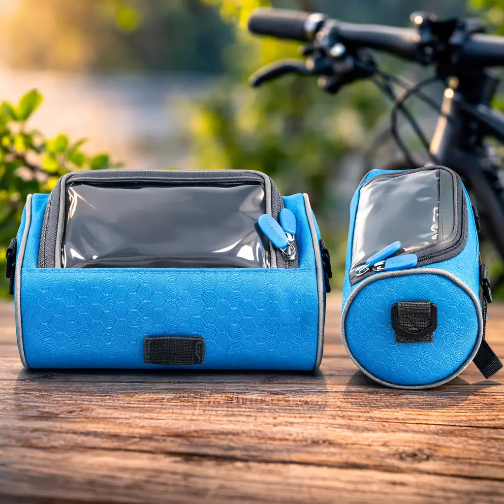 Bicycle Handlebar Bag Touchscreen Window & Water-Resistant Nylon