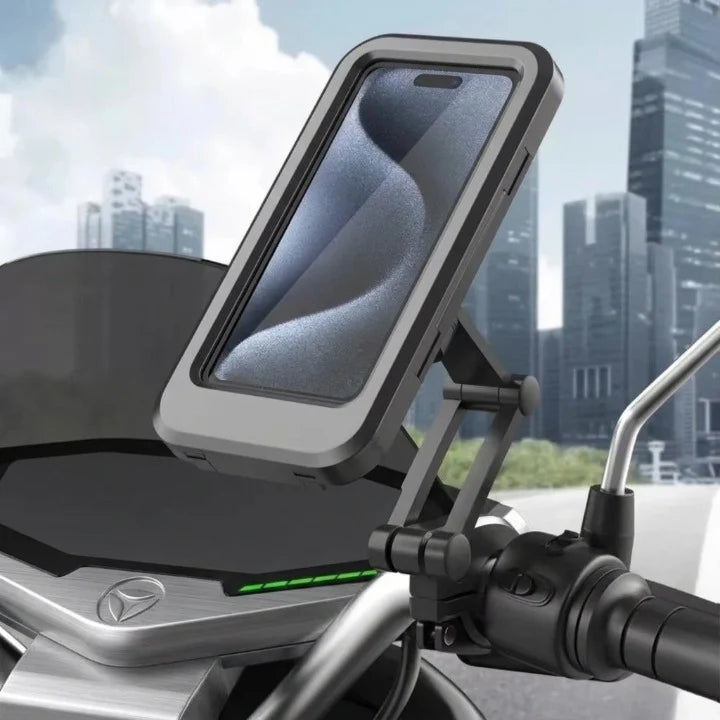Bicycle Phone Holder Waterproof Touchscreen 360° Swivel