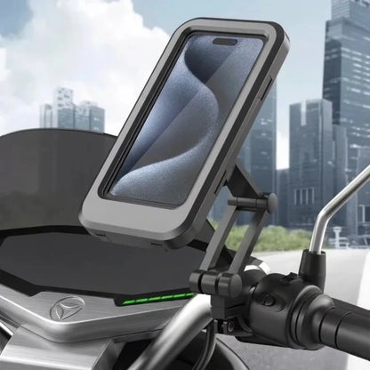 Bicycle Phone Holder Waterproof Touchscreen 360° Swivel