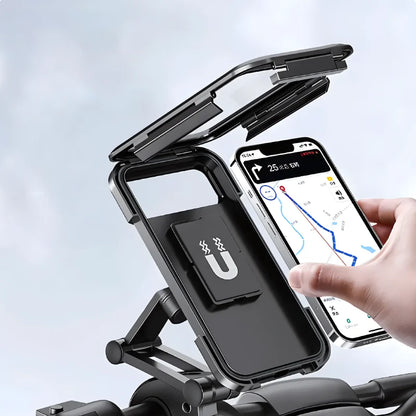 Bicycle Phone Holder Waterproof Touchscreen 360° Swivel