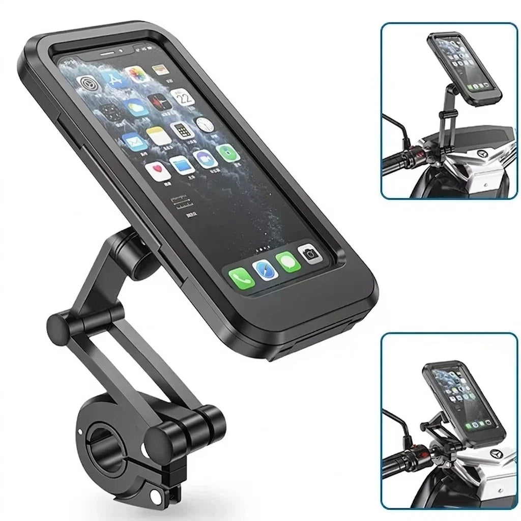 Bicycle Phone Holder Waterproof Touchscreen 360° Swivel