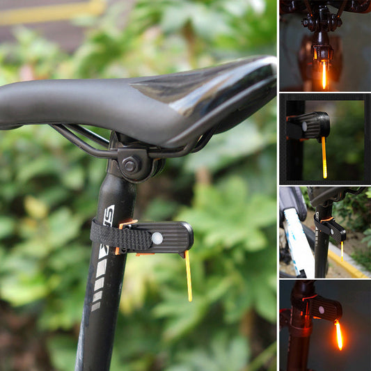 Bicycle Rear Light USB Rechargeable 40 Lumens Tool-Free Mounting