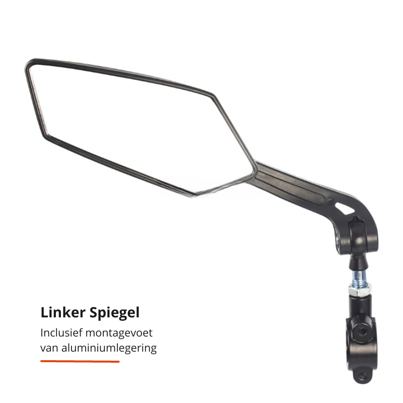 Bicycle Rearview Mirror 360° Adjustable Universal Clamp