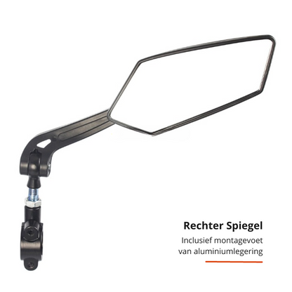 Bicycle Rearview Mirror 360° Adjustable Universal Clamp