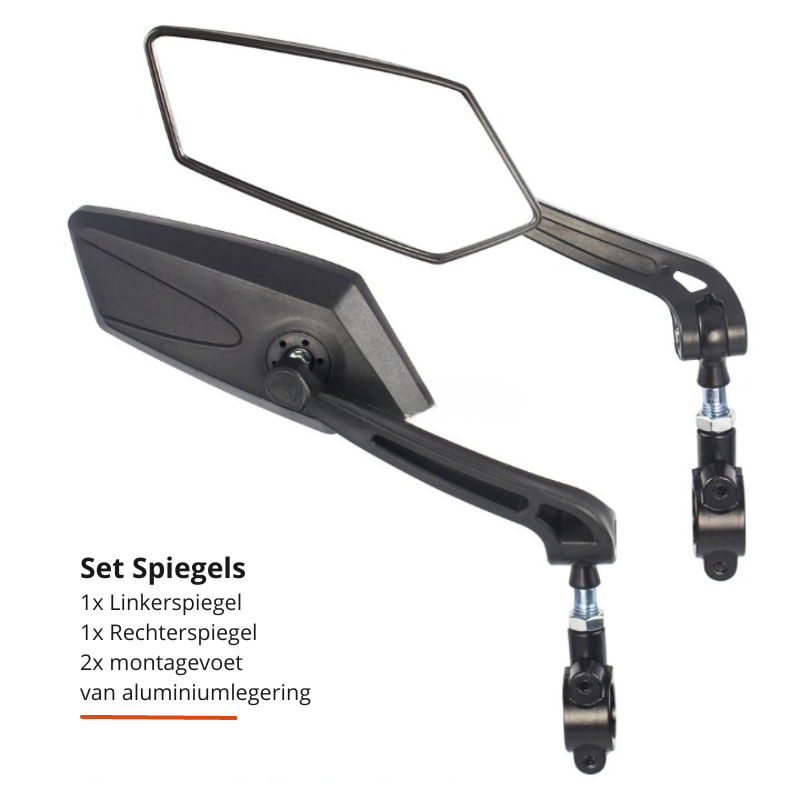 Bicycle Rearview Mirror 360° Adjustable Universal Clamp