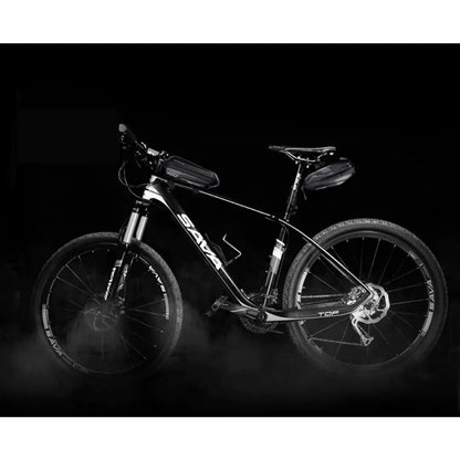 Bicycle Saddle Bag Quick-Release Mount Waterproof Hard Shell