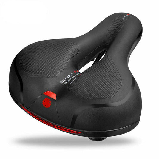 Bicycle Saddle Gel & Memory Foam Double Suspension Water-Resistant