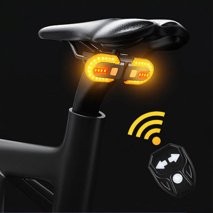 Bicycle Tail Light Wireless Remote & USB Rechargeable