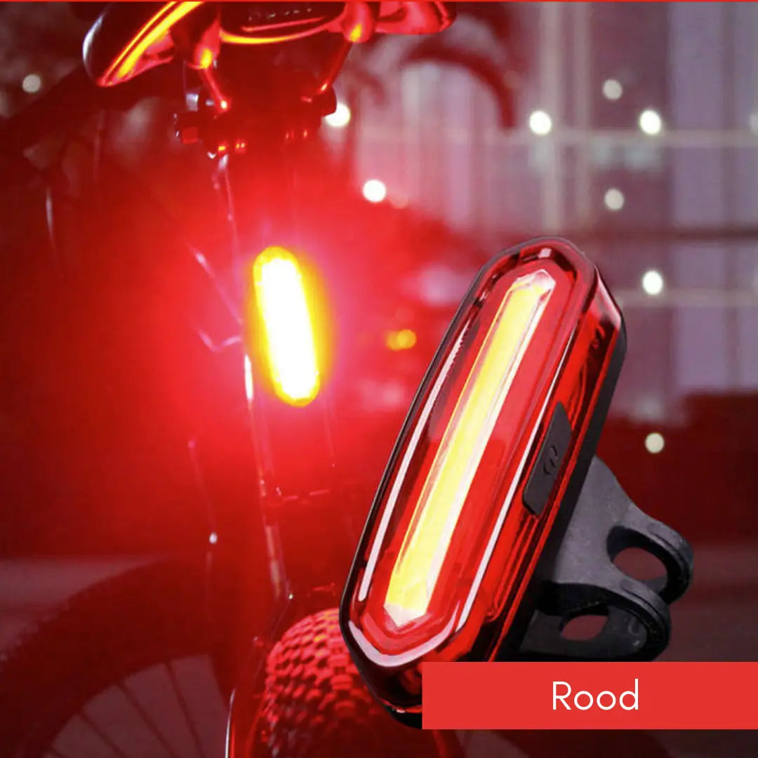 Bicycle Taillight USB Rechargeable Wide-Angle & 360 Degree Mount