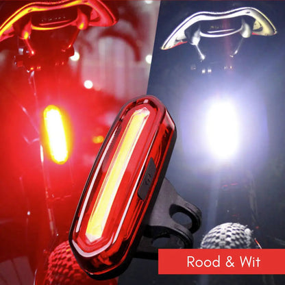 Bicycle Taillight USB Rechargeable Wide-Angle & 360 Degree Mount