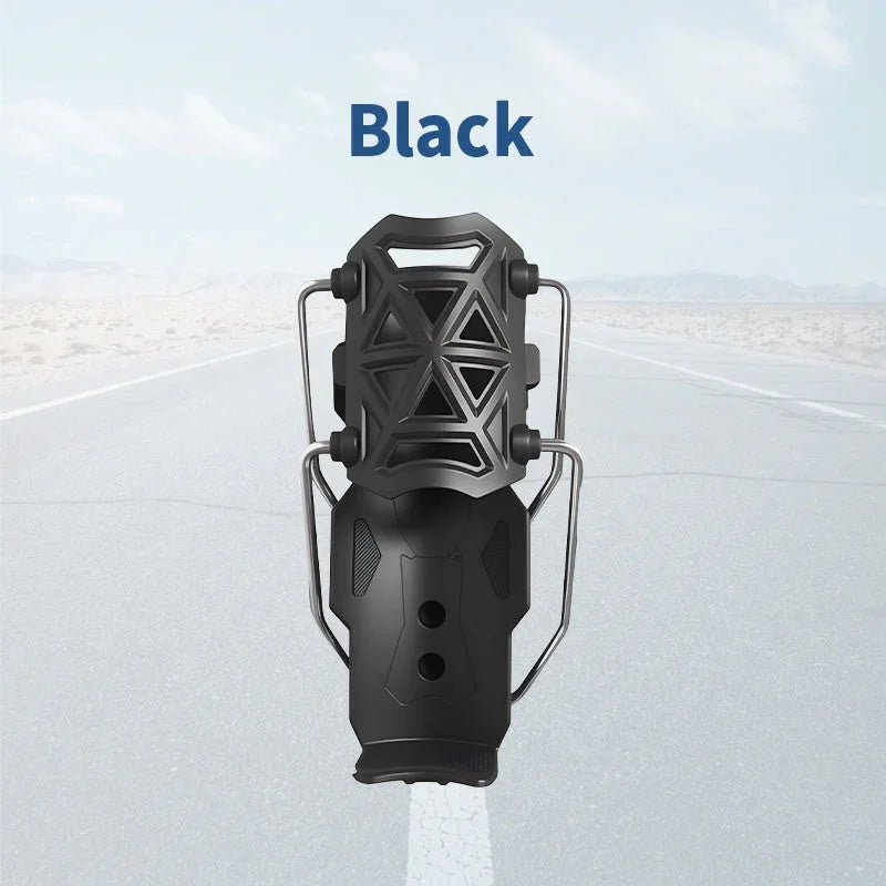 Bike Bottle Holder Adjustable Nylon Metal-Reinforced 360 Degree Rotation