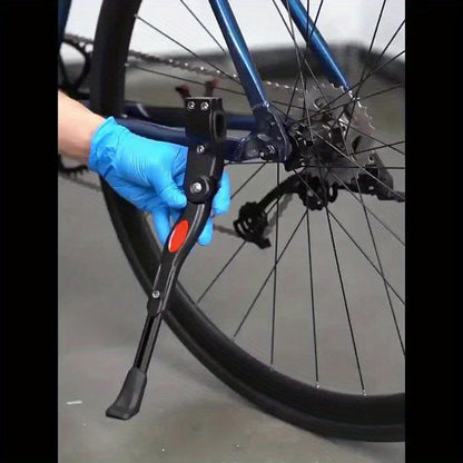 Bike Kickstand Adjustable Height Weather-Resistant Aluminum