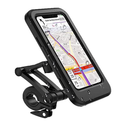 Bike Phone Mount Waterproof Touchscreen 15W Wireless & USB