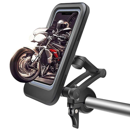 Bike Phone Mount Waterproof Touchscreen 15W Wireless & USB