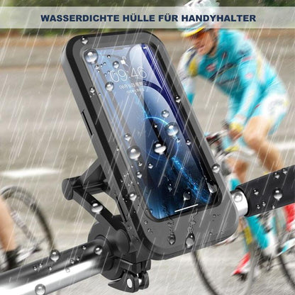 Bike Phone Mount Waterproof Touchscreen 15W Wireless & USB