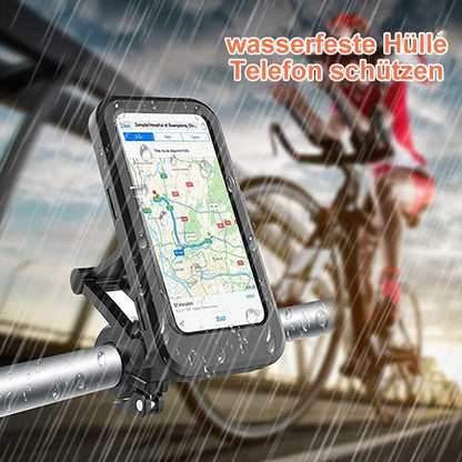 Bike Phone Mount Waterproof Touchscreen 15W Wireless & USB