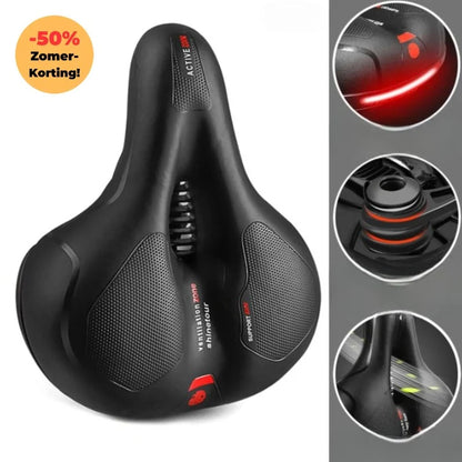 Bike Saddle Ergonomic Shock-Absorbing Ventilated