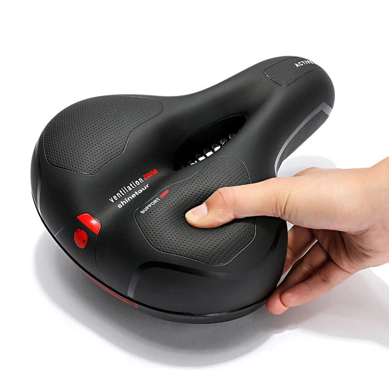 Bike Saddle Ergonomic Shock-Absorbing Ventilated