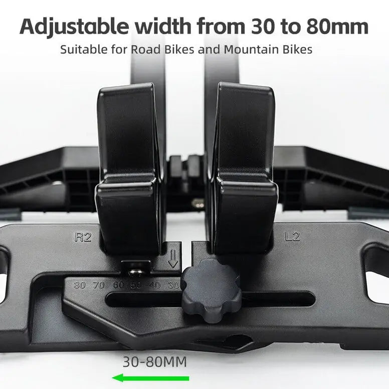 Bike Stand Adjustable Tool-Free & Non-Slip Feet