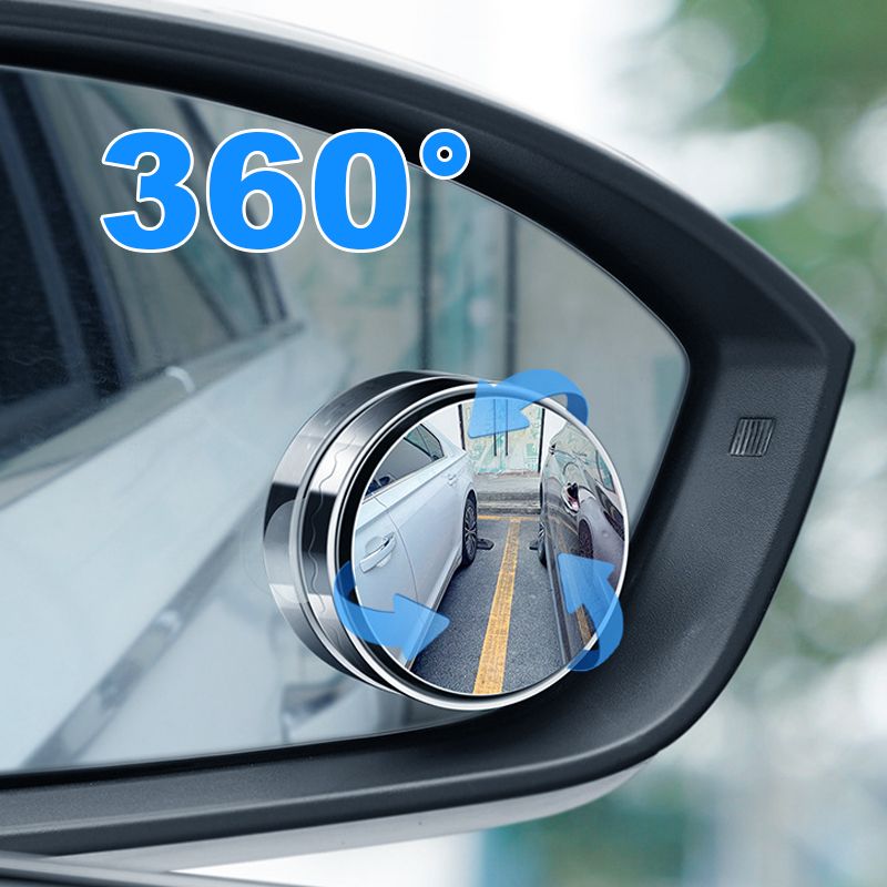 Blind Spot Mirrors 360° Rotatable Set of 2