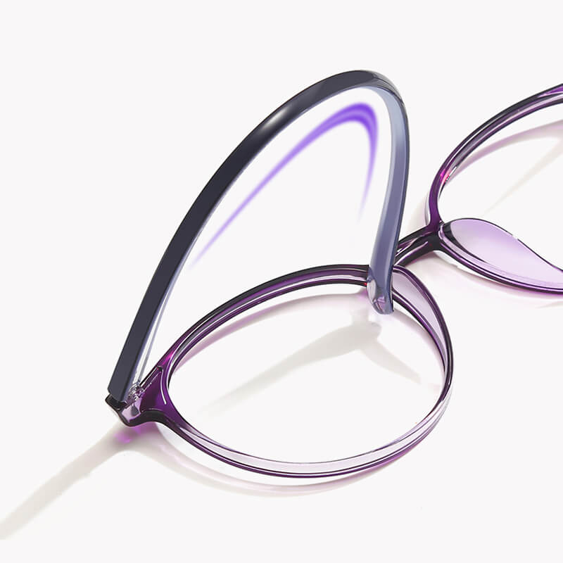 Blue Light Glasses Round Lightweight Frame & Filter Lenses