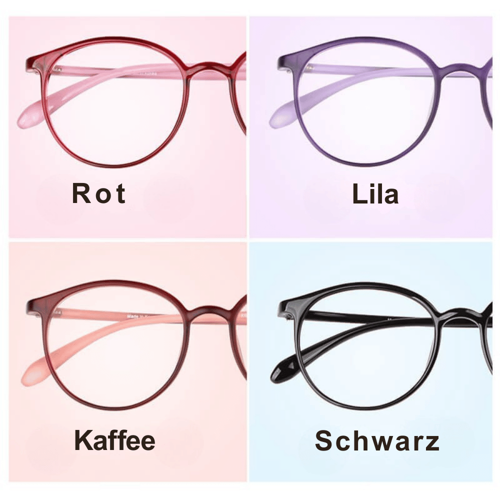 Blue Light Glasses Round Lightweight Frame & Filter Lenses