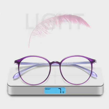 Blue Light Glasses Round Lightweight Frame & Filter Lenses