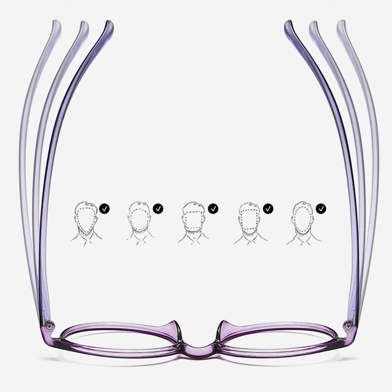 Blue Light Glasses Round Lightweight Frame & Filter Lenses