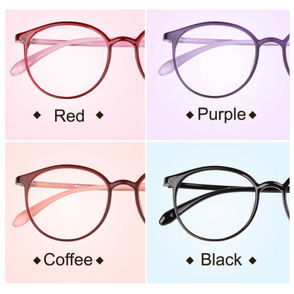 Blue Light Glasses Round Lightweight Frame & Filter Lenses