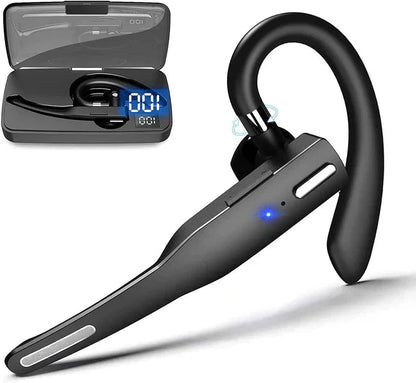 Bluetooth Headset Noise-Cancelling Dual Microphone 20-Hour Battery