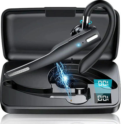 Bluetooth Headset Noise-Cancelling Dual Microphone 20-Hour Battery