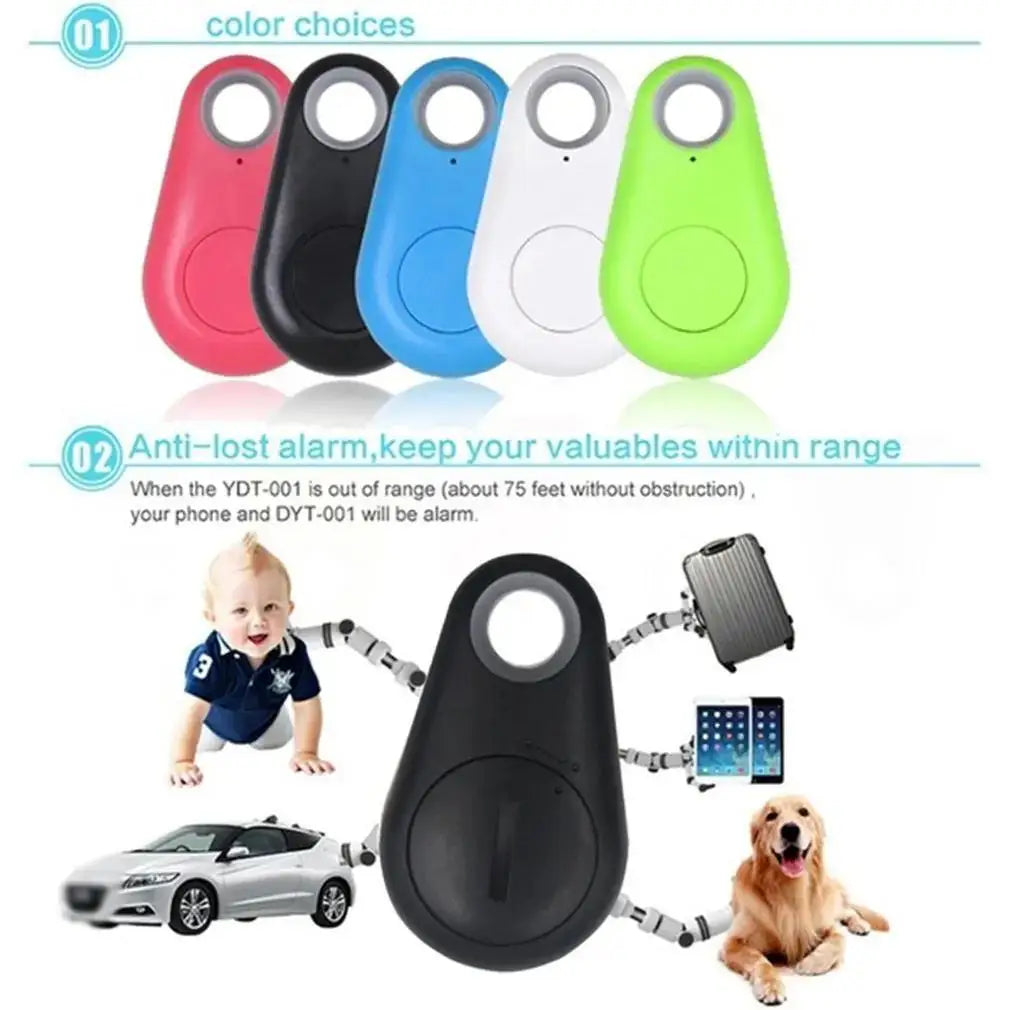 Bluetooth Tracker App-Activated Loud Alarm Color-Coded Set of 5
