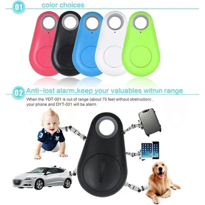 Bluetooth Tracker App-Activated Loud Alarm Color-Coded Set of 5