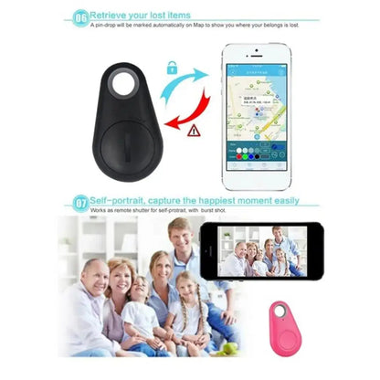 Bluetooth Tracker App-Activated Loud Alarm Color-Coded Set of 5