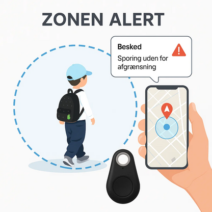 Bluetooth Tracker App Connected Acoustic Alert Two Piece Set