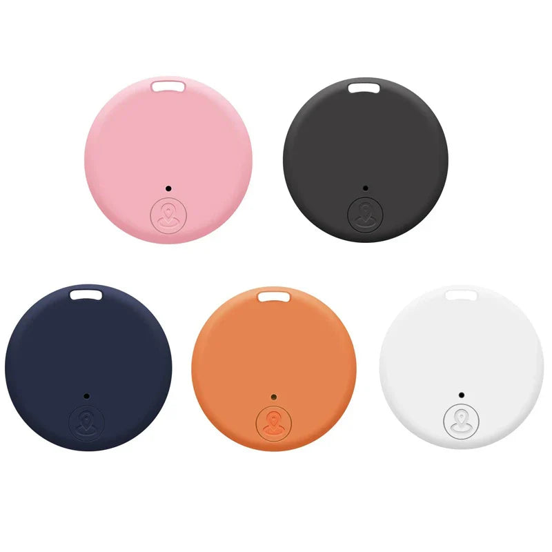Bluetooth Tracker Set of 2 Flat Round Loud Alarm