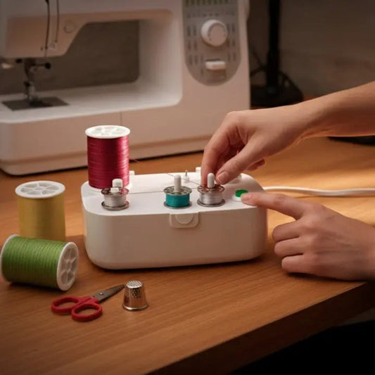 Bobbin Winder One-Button Auto Shut-Off Mains & Battery
